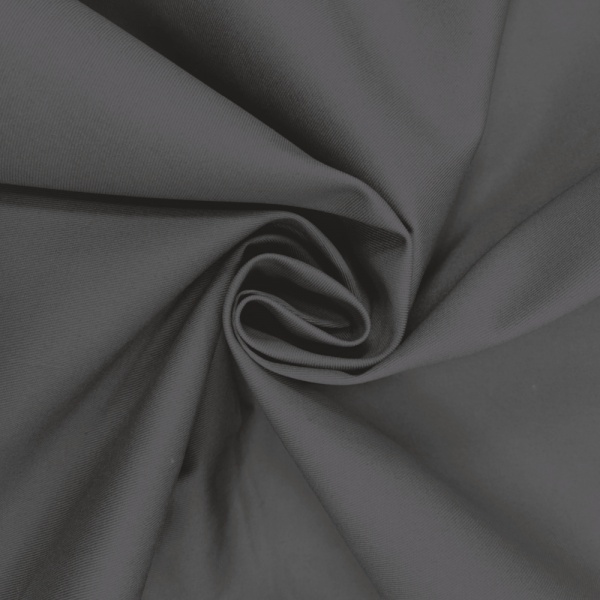 100% Cotton Drill DARK GREY - 30 METRES